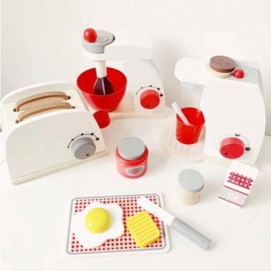 おままごとセット キッチン 木製 おもちゃ 食材 男の子 女の子 誕生日プレゼント 誕生日 プレゼント ギフト ごっこ遊び モーニング 朝食