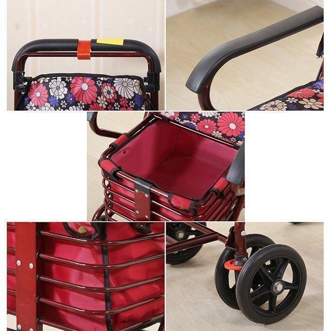 シルバーカー 老人用 手押し車 折りたためる フットペダル付き 高齢者 買い物カート おしゃれ 歩行介助 補助具 散歩 座面付き 高さ調節 ブレーキ付き シルバーカー 老人用 手押し車 折りたためる フットペダル付き 高齢者 買い物カート おしゃれ 歩行介助 補助具 散歩 座面付き 高さ調節 ブレーキ付き タイプCワインレッド