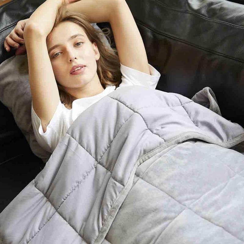 MERRYLIFE ブランケット ウェイトブランケット 加重ブランケット 重いブランケット 重力布団 weighted blanket 布団