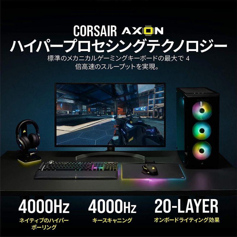 美品 CORSAIR K100 RGB フラグシップ光学メカニカルゲーミングキーボード CH-912A01A-JP 日本語配列 Corsair 自 【C3416171082】(18296円)