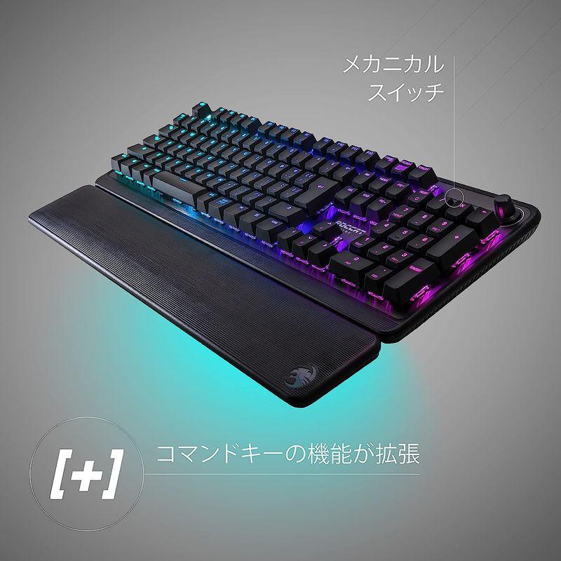 ROCCAT USB Pyro メカニカル RGB ゲーミングキーボード リニア(赤軸) JP日本語配列 ドイツデザイン ROC-12-62 USB Pyro メカニカル RGB ゲーミングキーボード リニア 赤軸 JP日本語配列 ドイツデザイン ROC