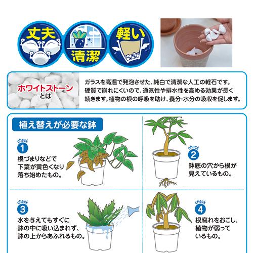 花ごころ きれいな鉢底石 5L 人工軽石 吸水性・保水性を高める 丈夫