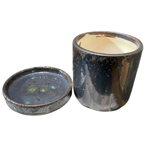 鉢　丸滉 HA-4381S 4号シリンダー 皿付 GM　プランター 可愛い　カワイイ オシャレ 観葉植物 |  | 02