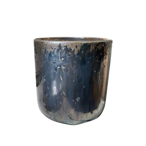 鉢　丸滉 HA-4381S 4号シリンダー 皿付 GM　プランター 可愛い　カワイイ オシャレ 観葉植物 |  | 01