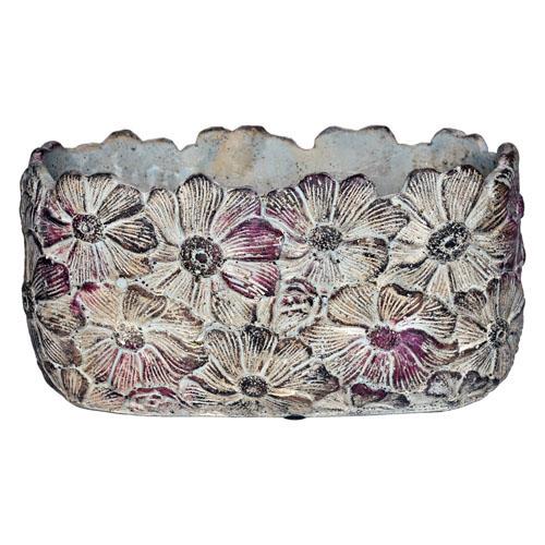 芳樹園 ペタルポット PP-6 シャビーシックなポット インスタ映え 寄せ植え 鉢 セメントポット 中国製 |  | 02