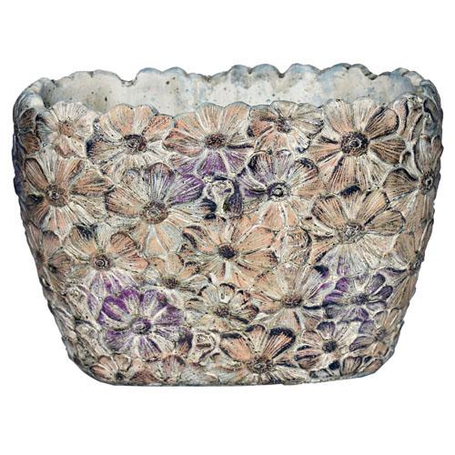 芳樹園 ペタルポット PP-8 シャビーシックなポット インスタ映え 寄せ植え 鉢 セメントポット 中国製 |  | 02