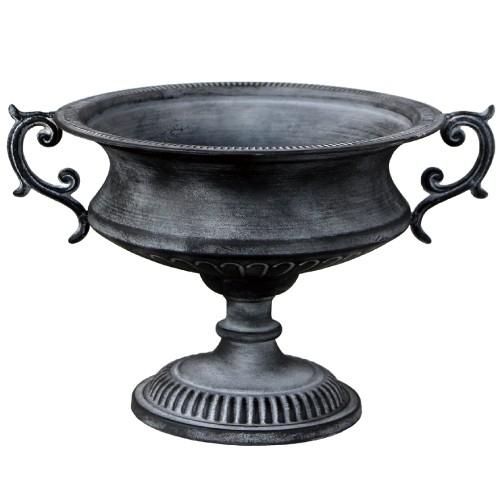 アンティーク鉢 クラシカルティン T-8　寄せ植え 寄植え プランター おしゃれ スタンドカップ ブリキ