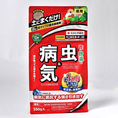 住友化学園芸 ベニカXガード粒剤 550g 粒状殺虫殺菌材 病害虫の予防 土にまくだけ 土に混ぜるだけ | KINCHO園芸