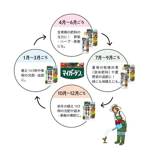 住友化学園芸 マイガーデン 粒状肥料 1.3kg 粒状化成肥料 肥料効果約1年 肥料焼けしない 土壌改良成分配合 【12個まで購入可】 | KINCHO園芸 | 03