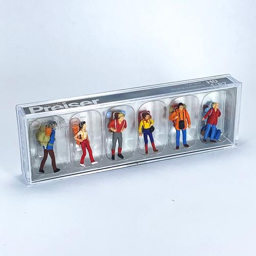 Preiser 1/87 バックパッカー6体(10113) ミニチュア ジオラマ インスタ映え フィギュア |  | 01