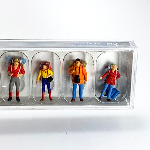 Preiser 1/87 バックパッカー6体(10113) ミニチュア ジオラマ インスタ映え フィギュア |  | 02