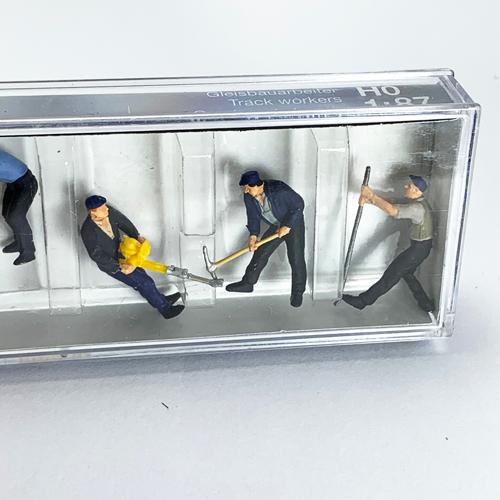 Preiser 1/87 作業員6体(10418) ミニチュア ジオラマ インスタ映え フィギュア |  | 02