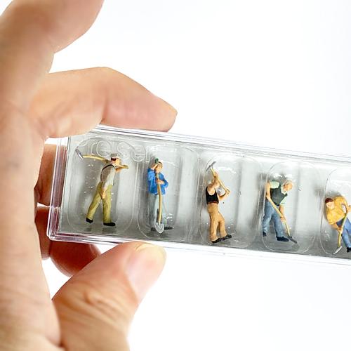 Preiser 1/87 土木作業をする人物5体(10461) ミニチュア ジオラマ インスタ映え フィギュア |  | 04