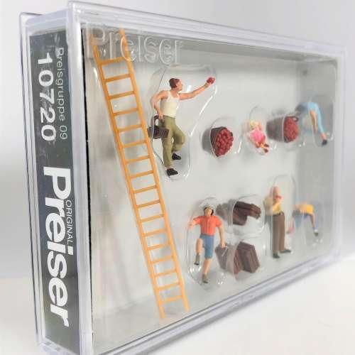 Preiser 1/87 ミニチュア ジオラマ フィギュア りんごの収穫(10720) |  | 01