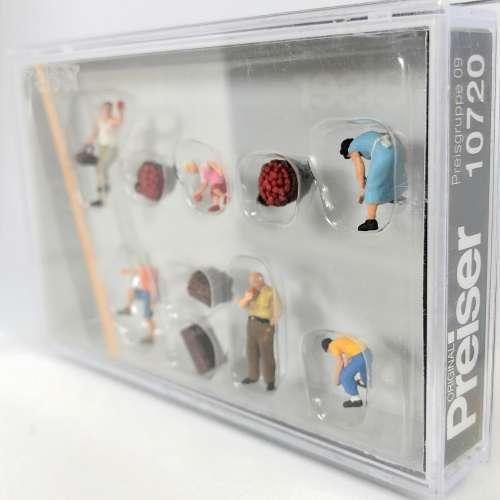 Preiser 1/87 ミニチュア ジオラマ フィギュア りんごの収穫(10720) |  | 02