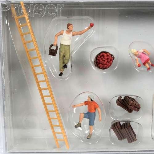 Preiser 1/87 ミニチュア ジオラマ フィギュア りんごの収穫(10720) |  | 03