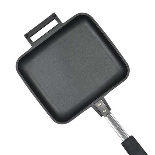 ベルモント アルミ合金 フッ素樹脂加工 セパレート式 フライパン アウトドア キャンプ 調理器具 ホットサンドメーカー フラット | belmont