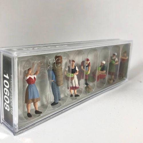 Preiser 1/87 10608 ブドウの収穫7体 ミニチュア ジオラマ フィギュア |  | 01