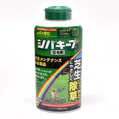 レインボー薬品 シバキープIII粒剤 900g 除草剤 コウライ芝・ジャノヒゲ専用 雑草駆除 効果約3?4ヶ月 | レインボー薬品