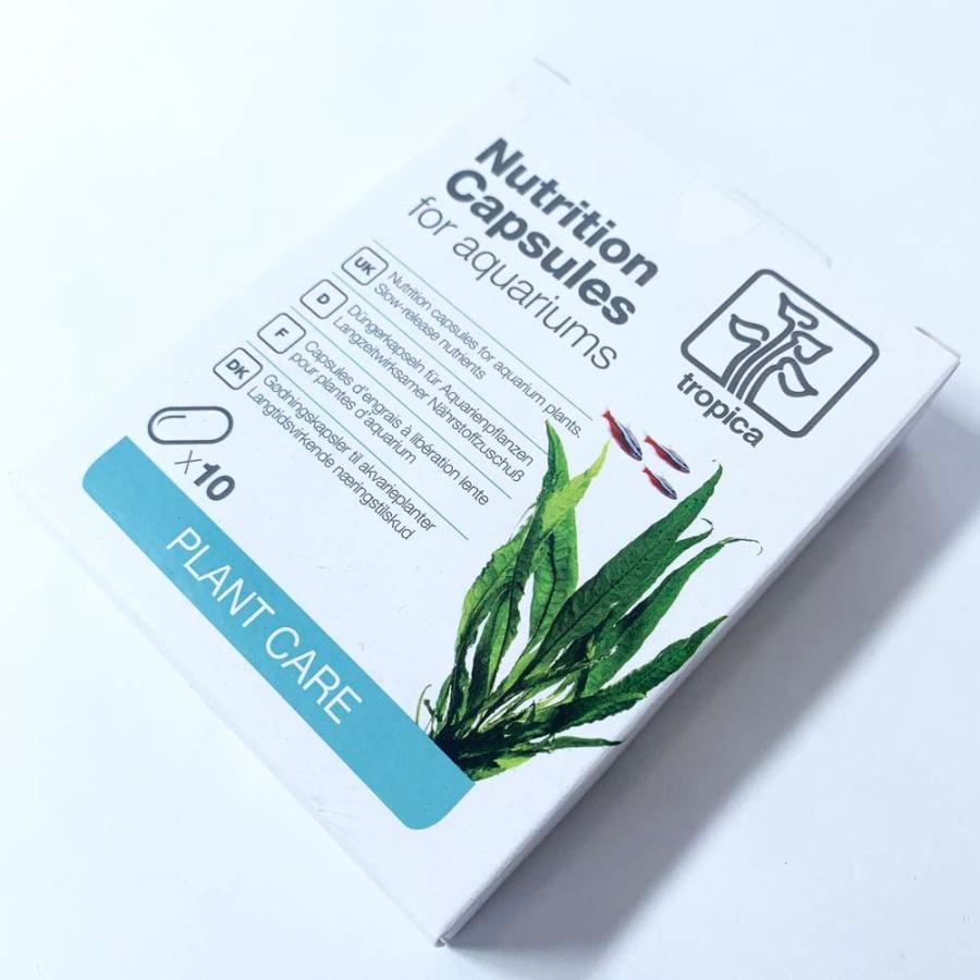 トロピカ 水草用カプセル栄養剤 埋め込み 三大栄養素 微量元素 4?8週間持続 水草を美しく育てる | 