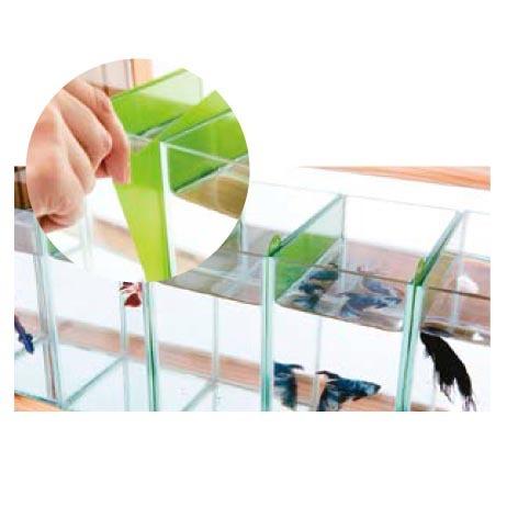 水作 ベタのブラインドカード 3枚入り ベタ フレアリングトレーニング 美しいヒレを保つ 目隠しガード アクアリウム | 水作 | 01