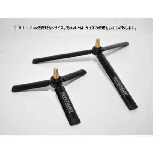 5050WS MINI TRIPOD L for 2WAY STAND ランタンスタンド ランタンポール アウトドア キャンプ 卓上型 |  | 02
