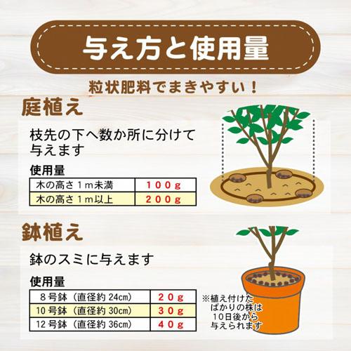 果樹　東商 レモン・ミカン・柑橘類の肥料 500g　果実 柑橘 肥料 専用 | 東商 | 07