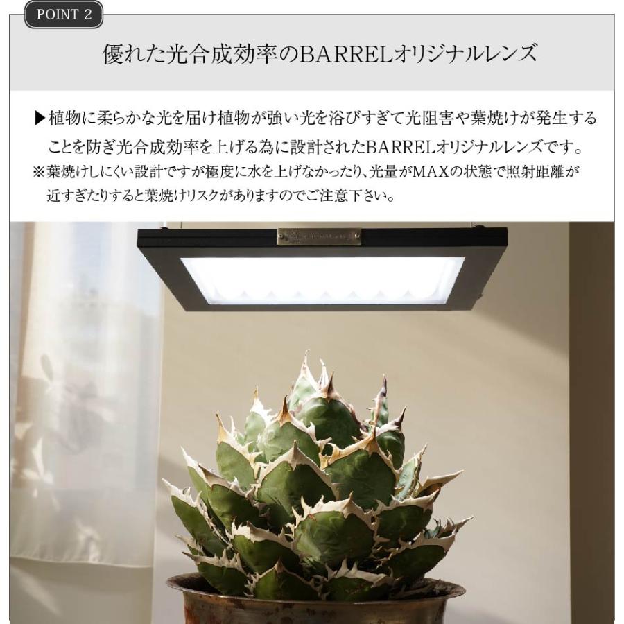 植物育成ライト BARREL(バレル) ROKI(ロキ)-350 パネルライト 観葉植物