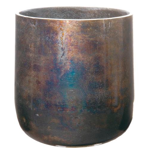 鉢カバー　AM5ベースBK H19 3U00055BK　ポットカバー オシャレ カッコイイ インテリア |  | 02