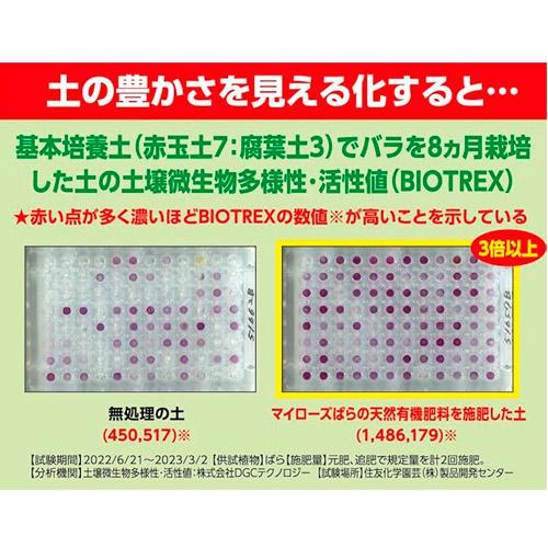 バラ　住友 マイローズばらの天然有機肥料 1kg　薔薇 肥料 マイローズ 美しい | KINCHO園芸 | 03