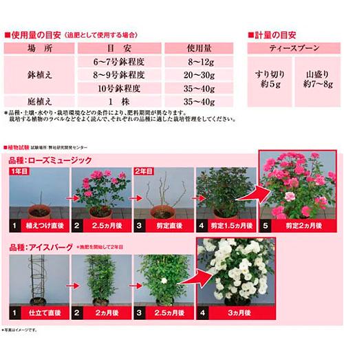 バラ　ハイポ　ブリリアントガーデンバラのまくだけ肥料 550g　専用肥料 まくだけ ブリリアント ハイポネックス |  | 02