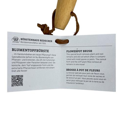 ブラシ　ガーデンポットブラシ　DoLABO 45155 Redecker　鉢　プランター ガーデニング 園芸 洗う |  | 03