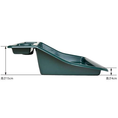 ガーデントレイ　コンパクト タイディートレイ グリーンG185G　棚一体型作業トレイ リサイクルプラスチック製トレイ 防水・防汚加工 ガーデンツール |  | 04