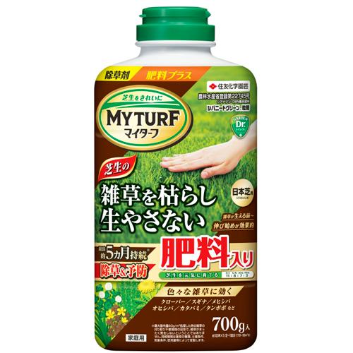 除草剤　住友化学園芸 マイターフ シバニードグリーン粒剤 700g　肥料 予防効果 芝 雑草 | 