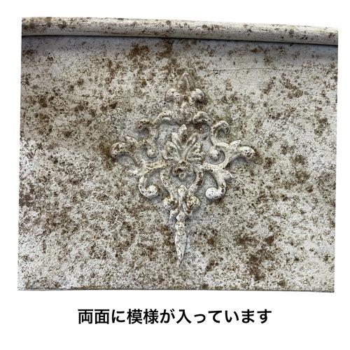寄せ植え　友膳 UF515 アンシャンオーバルMGY　鉢　ポット プランター ブリキ アンティーク |  | 01