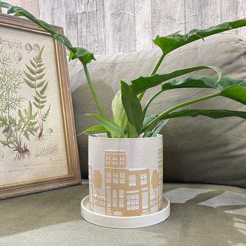 鉢　プランター　デルキ FD31NA グリッグポット E-L-NA(サイズ内径Φ125ｍｍ)　可愛い　かわいい 観葉植物 鉢植え 植え込み | 