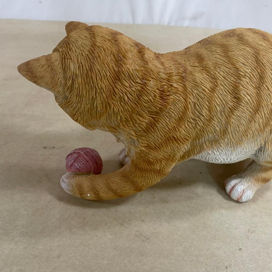 野川 15798 じゃれ猫(毛玉) ガーデンオーナメン ディスプレイオブジェ 園芸用品 |  | 09