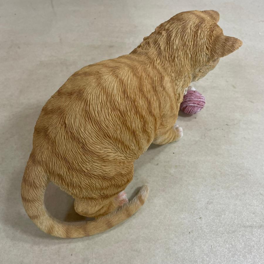 野川 15798 じゃれ猫(毛玉) ガーデンオーナメン ディスプレイオブジェ 園芸用品 |  | 04