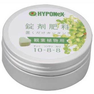 ハイポネックス 錠剤肥料 観葉植物用 70錠 肥料 置くだけ インドアグリーン 無臭 | ハイポネックス