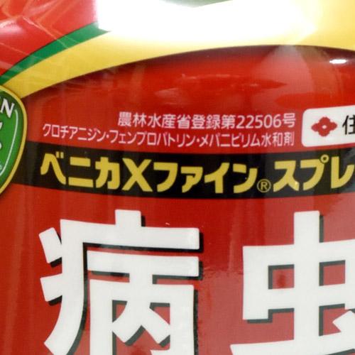 住友化学園芸 ベニカXファインスプレー 1000ml 殺虫殺菌剤 オールマイティ アブラムシ | KINCHO園芸 | 03