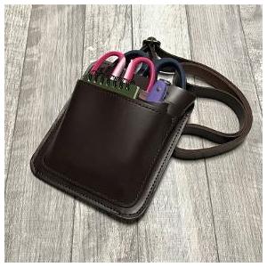 本革 長もち　フローリストシザーケース(坂源ハンドクリエーション対応) PSC SG-702-L　花屋 レザーケース 剪定バサミ はさみ おしゃれ シンプル 日本製 |  | 07