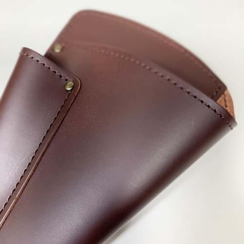 【訳あり特価】本革 長もち　フローリストシザーケース PSC SG-704-L　花屋 レザーケース 剪定バサミ はさみ おしゃれ シンプル 腰 日本製 |  | 02