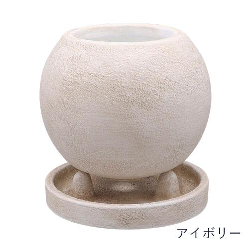 ポット　デルキ KL54 Sサイズ　リベルタポットB　鉢 シンプル オシャレ ソーサー付き |  | 07