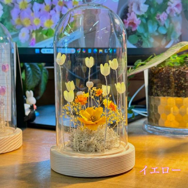 プレゼント ギフト LEDフラワーアレンジドーム L 花 母の日 お誕生日