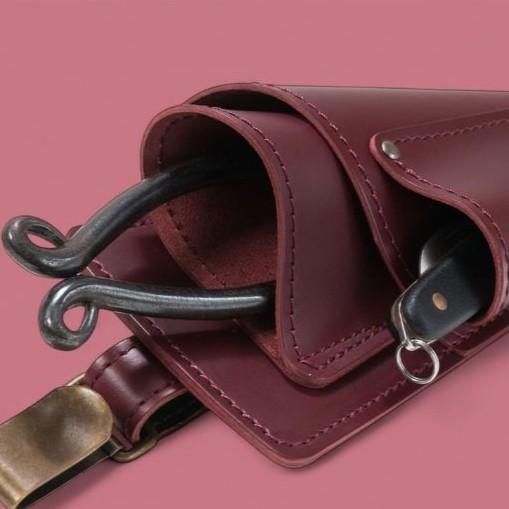 PSC SG-103-L　フローリストケース シザーケース 花屋 おしゃれ レザーケース はさみケース 剪定バサミ 本革 ベルト 日本製 シンプル プレゼント【受注生産】 |  | 09