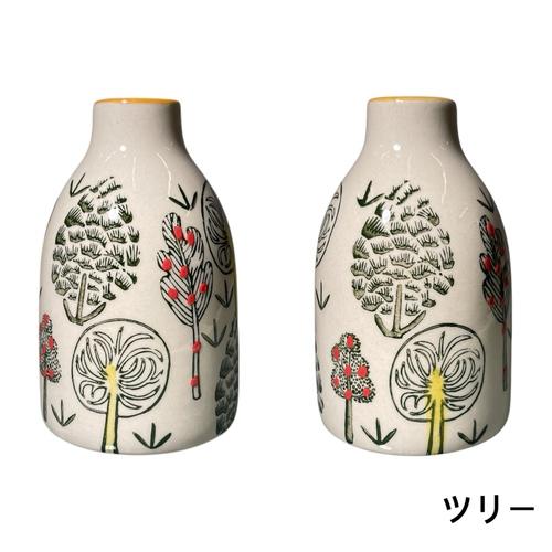 花瓶 デルキ ポーリッシュフラワーベース M FS21 一輪挿し フラワー