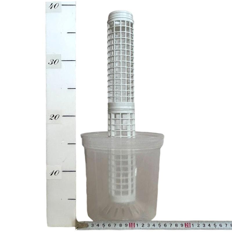 Jolie Nursery モスポール鉢 5号鉢透明/5.5号鉢透明/透明鉢専用モスポール 20cm 白 1本(水苔無し)　ジョリーナーセリー 固定・延長可能 支柱 観葉植物 |  | 08