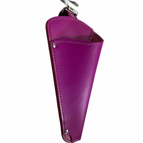 【訳あり大特価】本革 長もち　フローリストシザーケース PSC GR-001(フックタイプ)　レザーケース はさみケース 腰 シンプル 剪定バサミ花屋 ガーデニング 園芸 |  | 08