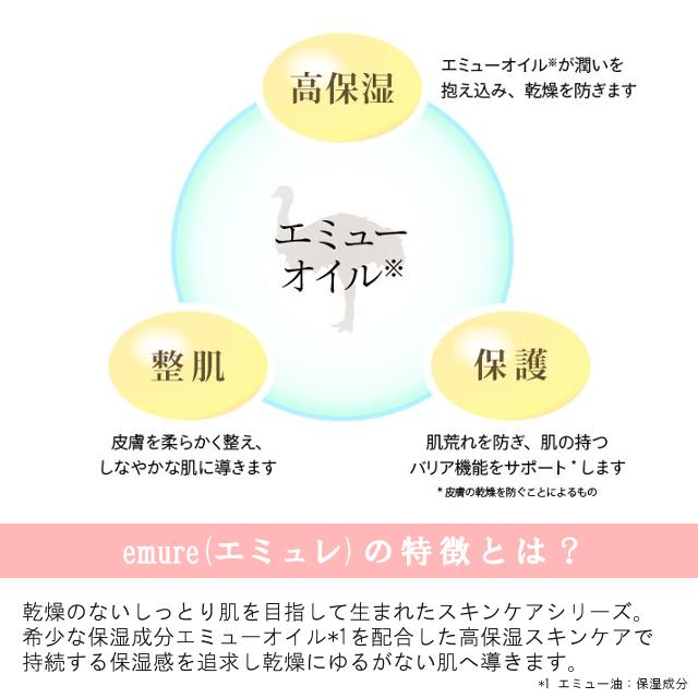 新品　emure 保湿クリーム　パック　ソープ　オイル　ハンドクリーム　バーム エミュレ バーム 18g エミューオイル emure balm 高保湿 美容