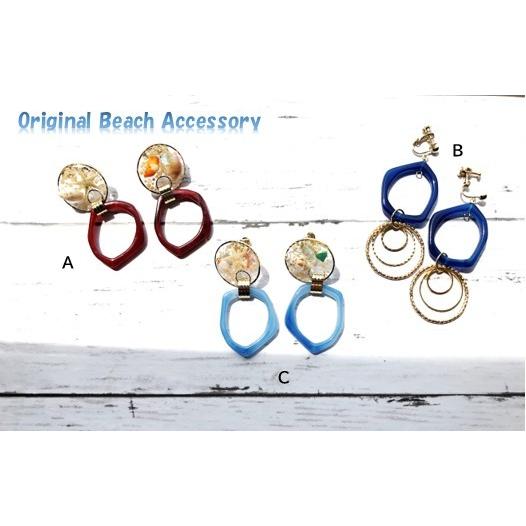 ハワイアン Beachアクセサリー 海 シーグラス イヤリング プレゼントにも最適 ハワイアクセサリーギフト レアハワイ2 通販 Yahoo ショッピング